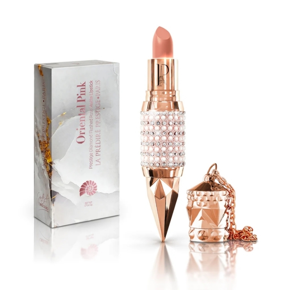 🎁Predire Paris Oriental Pink Prestige Diamond Flush Rose Matte Lipstick